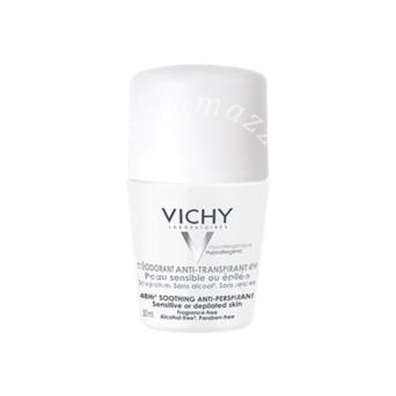 Vichy deo bille deodorante roll on per pelle sensibile o depilata 50ml
